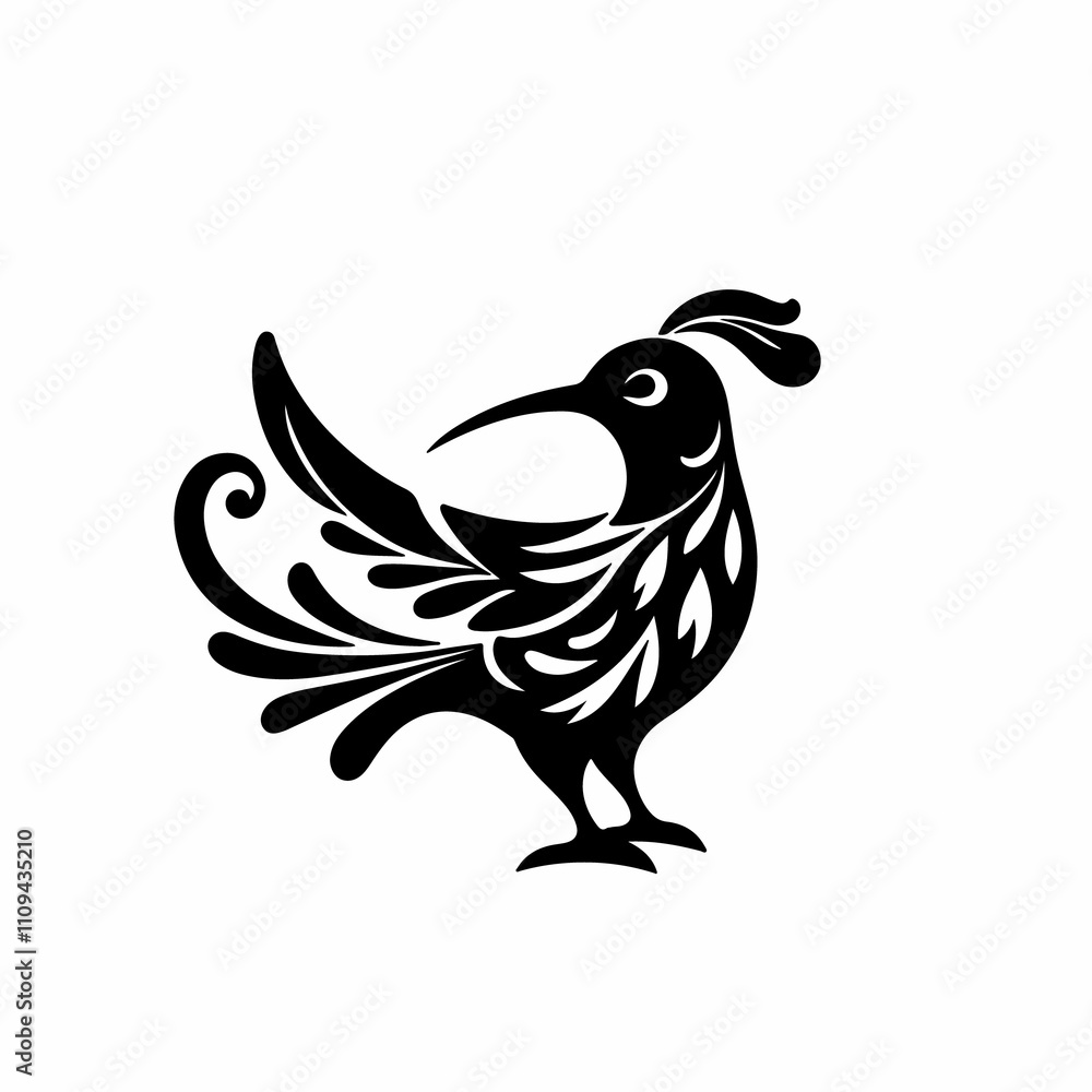 Fototapeta premium illustration of a bird