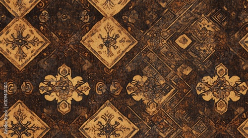 Seamless abstract pattern featuring intricate textures and designs suitable for modern wallpaper and fabric applications