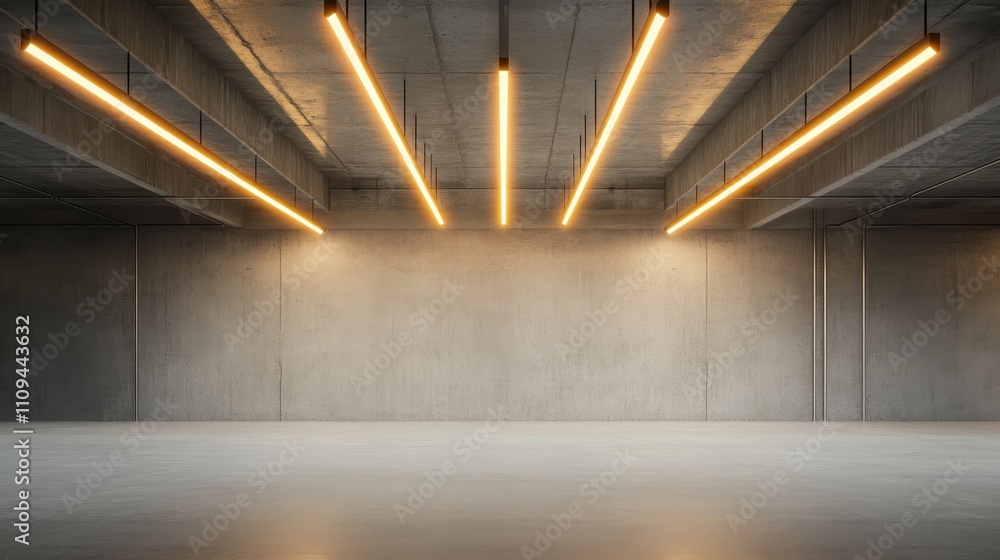 A large room with a ceiling that is lit up with lights A large room with a ceiling that is lit up with lights