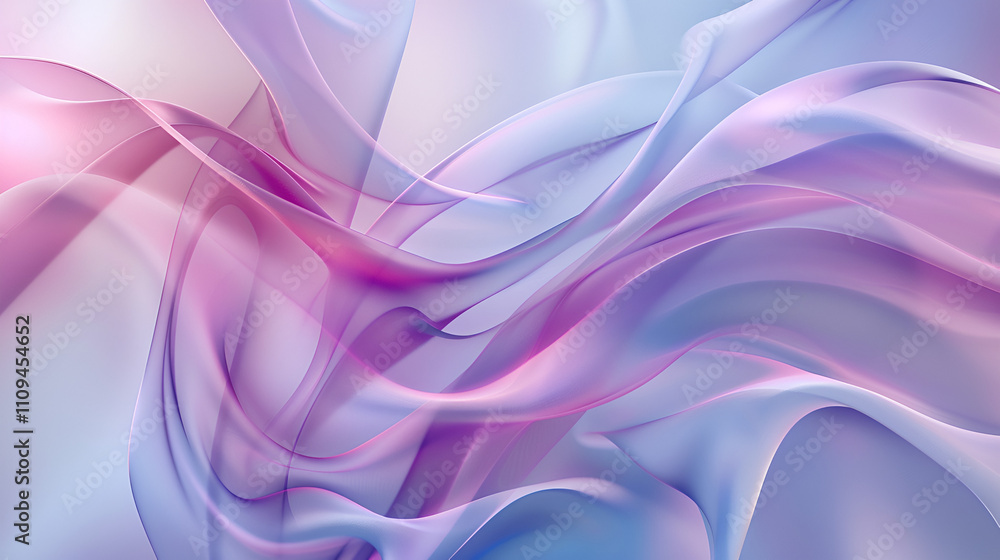 Fototapeta premium Smooth figures on an abstract background