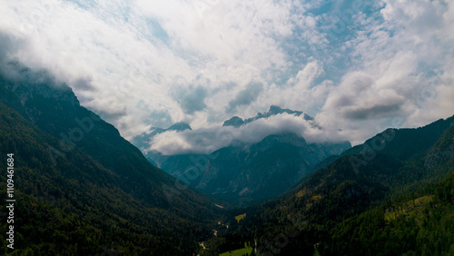 Jasna lake in the mountains of Triglav, Slovenia