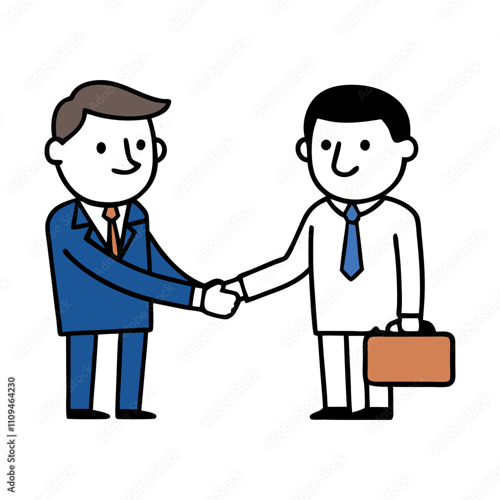 business people shaking hands