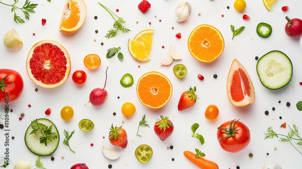 Vibrant Fruits and Vegetables: A Colorful and Healthy Delight Vibrant Fruits and Vegetables: A Colorful and Healthy Delight