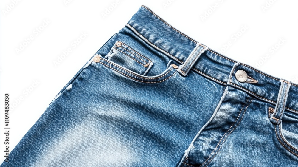 Stylish high-waisted blue denim shorts with frayed detailing ideal for casual summer outfits Stylish high-waisted blue denim shorts with frayed detailing ideal for casual summer outfits