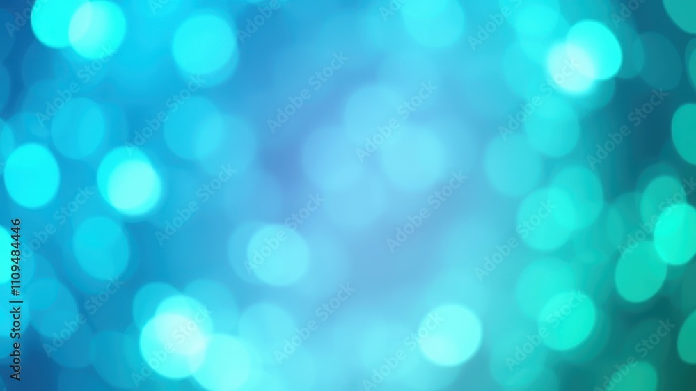 Abstract Blue and Green Bokeh Background with Soft, Out of Focus Circles of Light Abstract Blue and Green Bokeh Background with Soft, Out of Focus Circles of Light