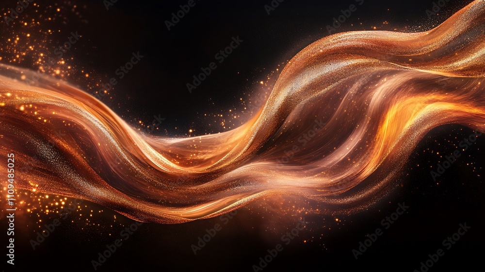 A dynamic swirl of vibrant amber and rose gold hues blending seamlessly with a misty texture, evoking a sense of energy and depth, set against a matte black. A dynamic swirl of vibrant amber and rose gold hues blending seamlessly with a misty texture, evoking a sense of energy and depth, set against a matte black.