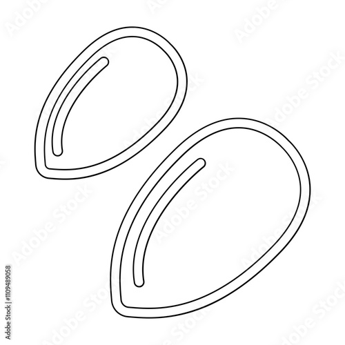 Seeding icon in line style