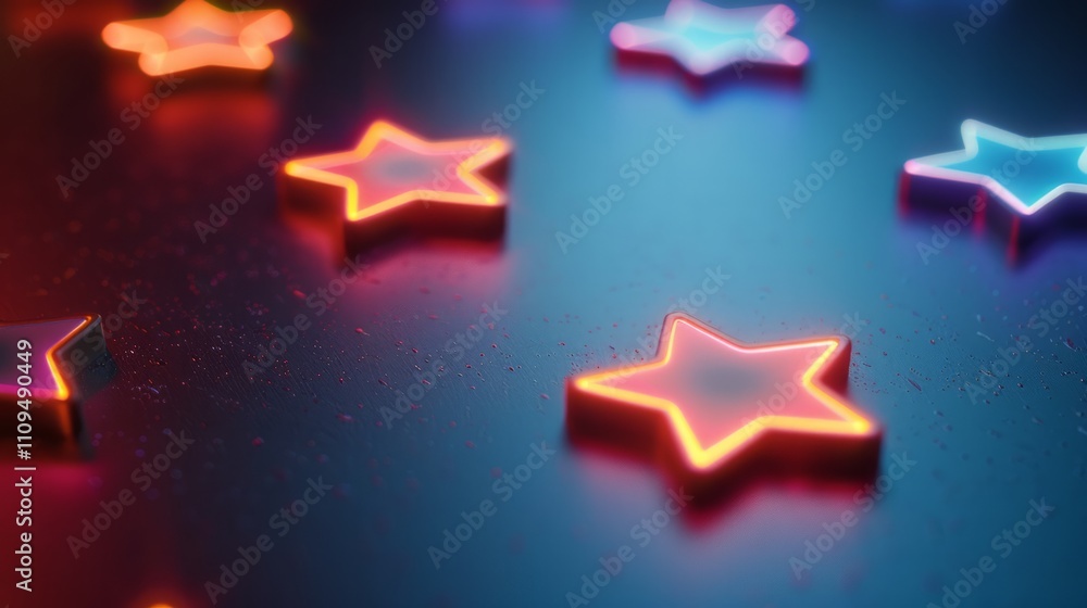 Obraz premium This image likely represents a rating or review system