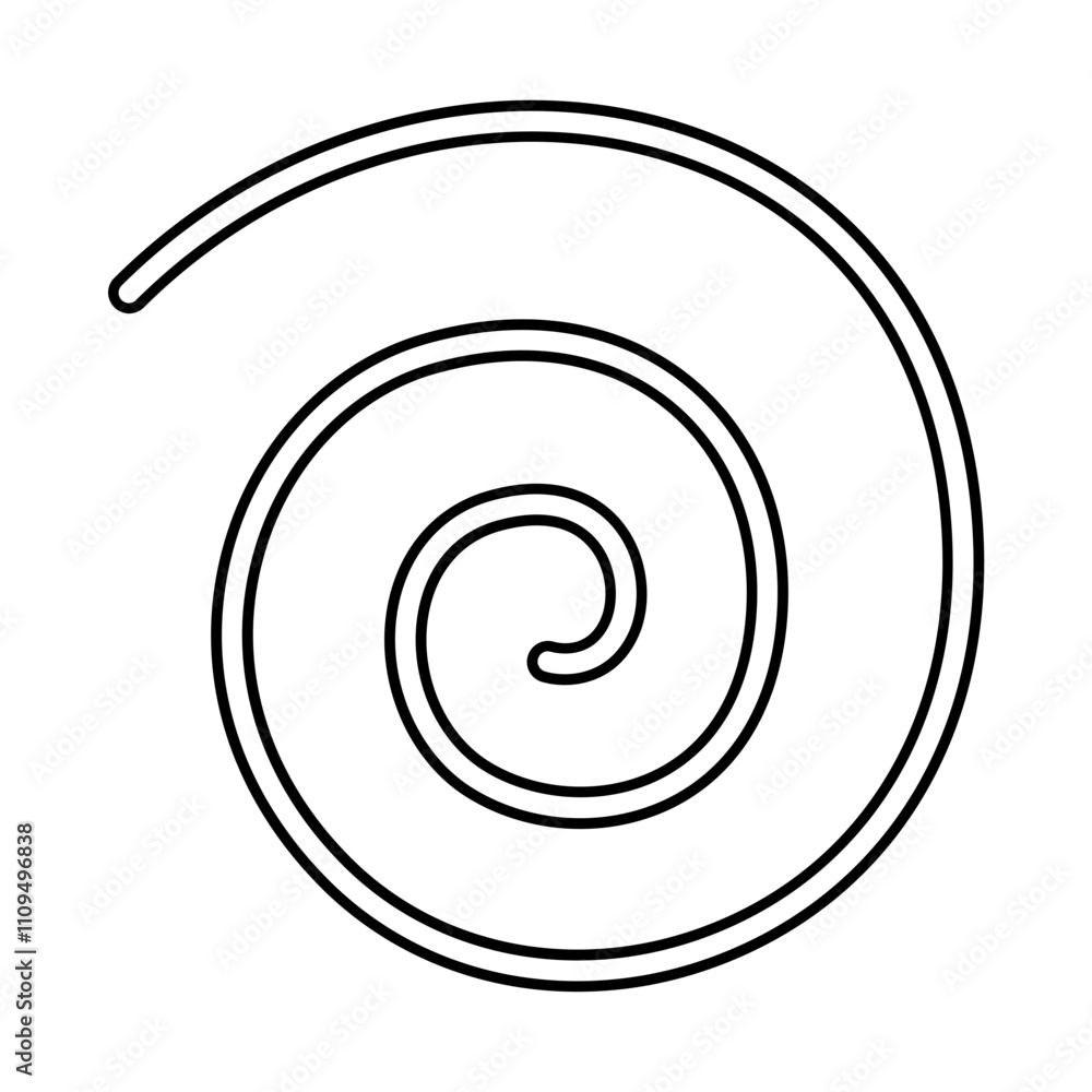 Storm icon in line style Storm icon in line style