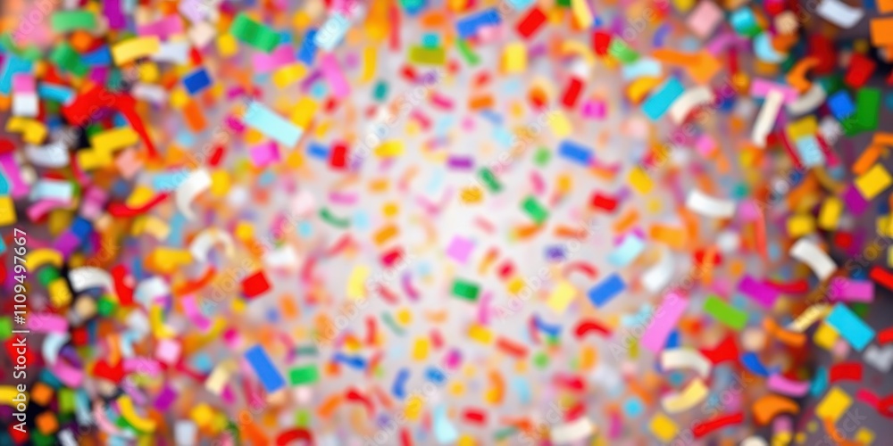 A vibrant and festive background with a blurred effect, showcasing confetti in various colors and shapes, creating a sense of celebration and joy. A vibrant and festive background with a blurred effect, showcasing confetti in various colors and shapes, creating a sense of celebration and joy.
