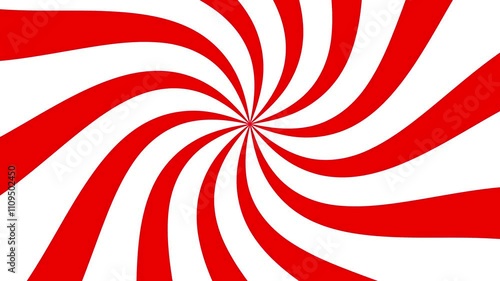 Rotating Red Hallucination - Abstract Motion