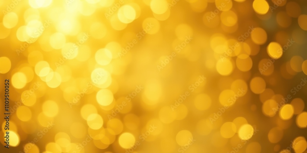 Obraz premium Abstract Golden Bokeh Background A Soft and Shimmering Design for Festive Occasions