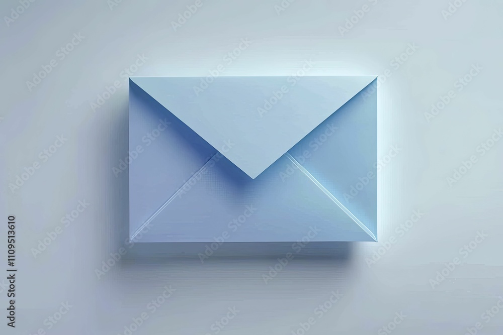 Stylish email confirmation link display, modern minimalism, soft blue gradients, top view focus, with clean white workspace background. Stylish email confirmation link display, modern minimalism, soft blue gradients, top view focus, with clean white workspace background.