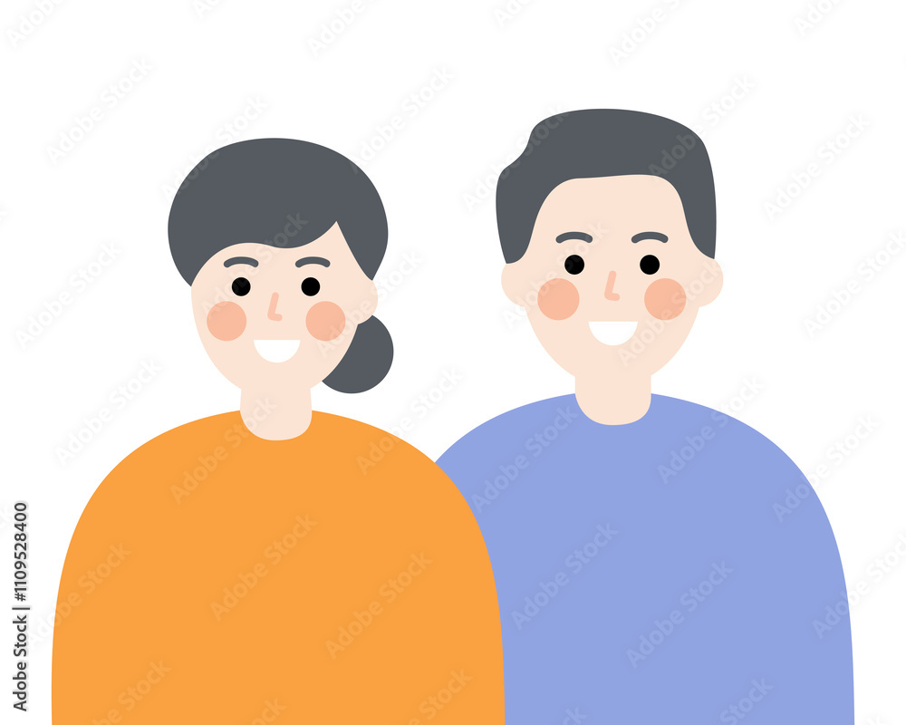 Happy elder man and woman lover. Smiling senior couple. Healthcare, positive lifestyle, mental health concepts. Flat vector people character design isolated illustration. Happy elder man and woman lover. Smiling senior couple. Healthcare, positive lifestyle, mental health concepts. Flat vector people character design isolated illustration.