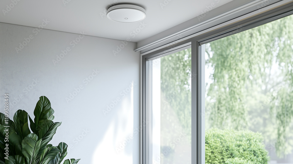 Fototapeta premium Modern smart fire alarm