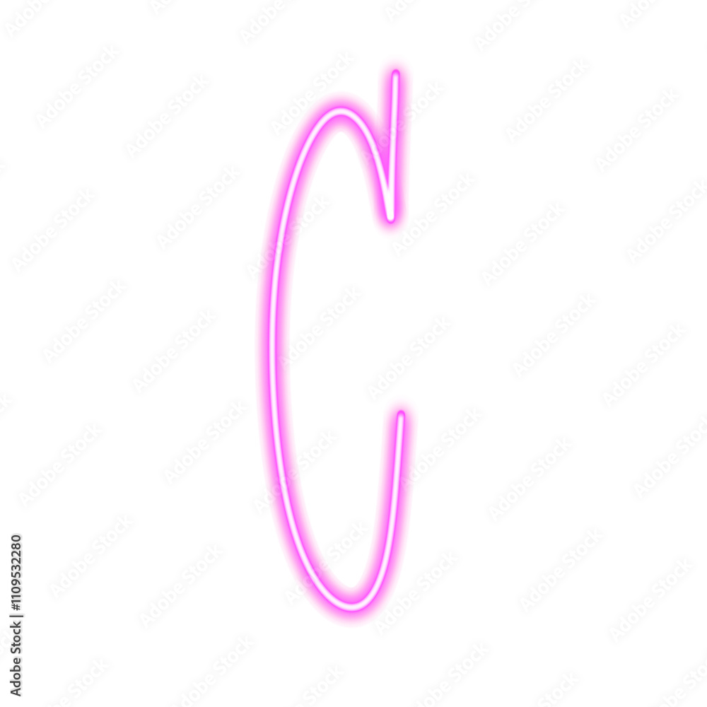 Neon English letters Lighter Neon English letters Lighter