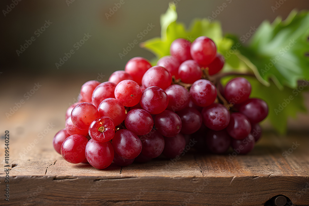 grapes on a wooden table grapes on a wooden table