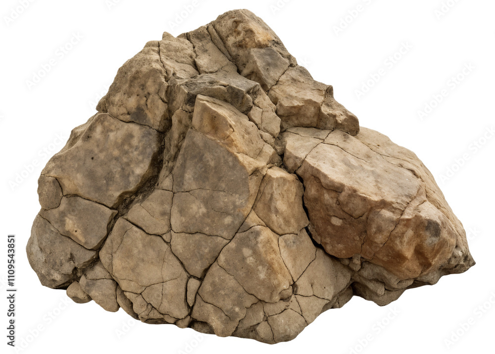 Jagged Rock Cluster Isolated on Transparent Background Jagged Rock Cluster Isolated on Transparent Background