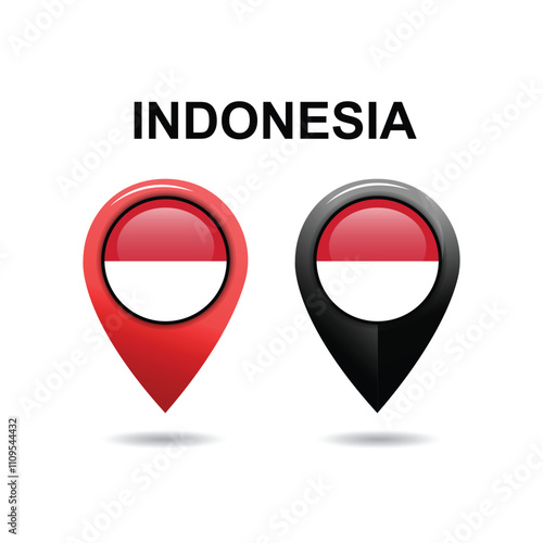 Indonesia. Location icon, Indonesia Flag Location icon, Location vector icon Free Download Indonesia. Location icon, Indonesia Flag Location icon, Location vector icon - GFXLoad