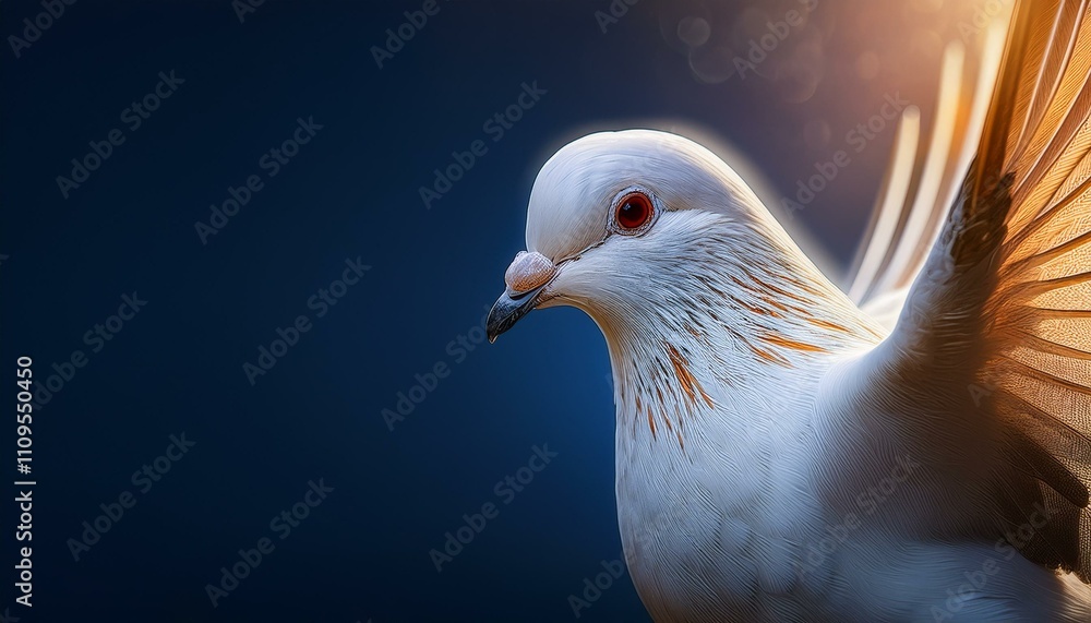 Obraz premium pigeon in the water