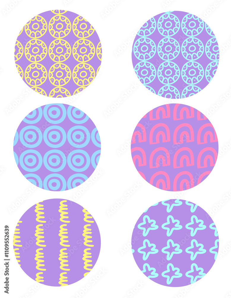 Trendy abstract print with floral and geometric elements. Suitable for social media posts, mobile apps, banner design and online advertising.