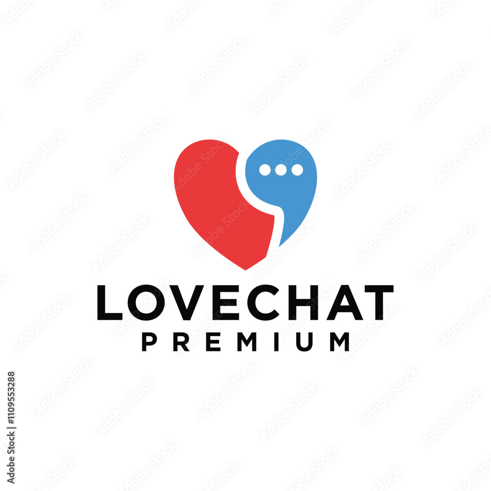 love chat logo design. Chat app icon design love chat logo design. Chat app icon design