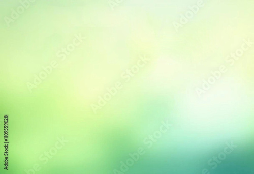 Gradient Serenity: Green to Teal Blurred Background