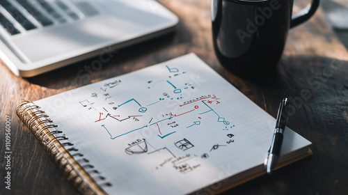 illustration of a playbook strategy, with bold arrows