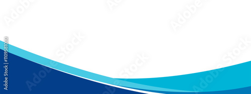 Blue and white business dynamic curve banner background	