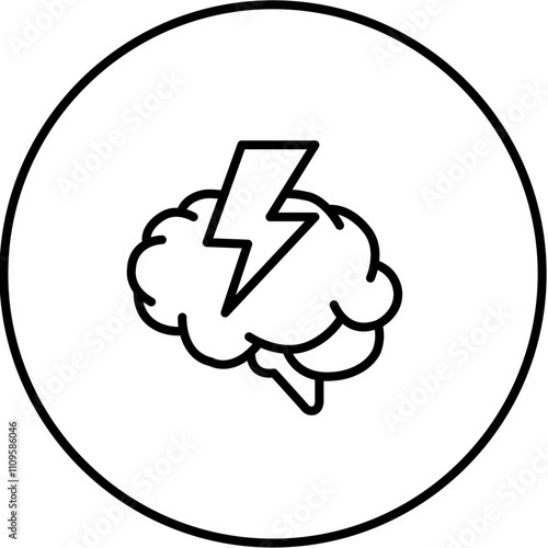 stress and anxiety icon, stress, anxiety, mental health, pressure, tension, strain, difficulty, distress, trauma, health, mental wellbeing, wellbeing, brain, lighting, 