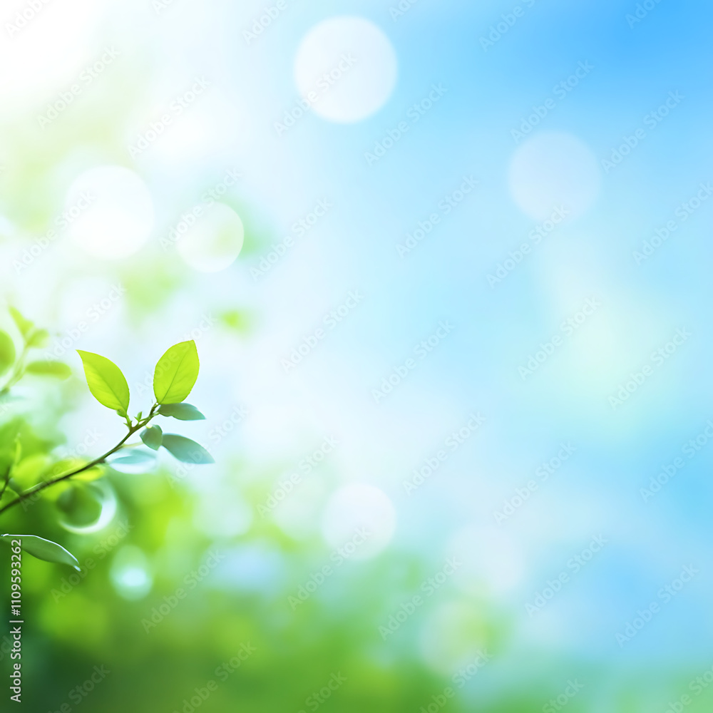 World Environment Day concept: Abstract blurred beautiful green and blue sky background, Generative Ai
World Environment Day concept: Abstract blurred beautiful green and blue sky background, Generative Ai