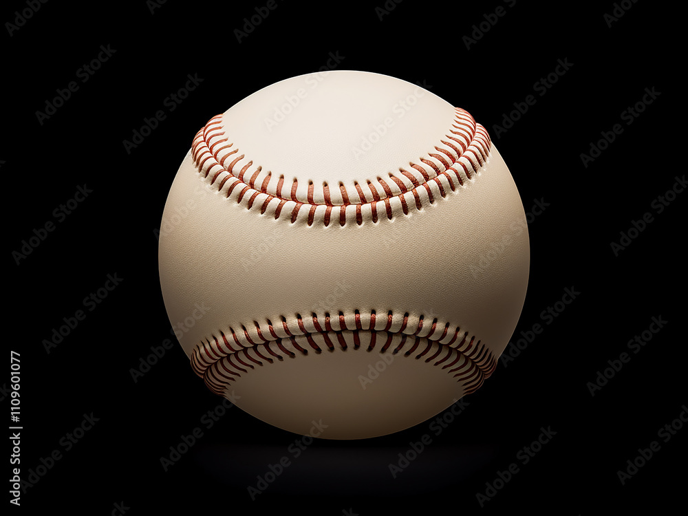 A smooth baseball icon on a white background with a sticker pattern design A smooth baseball icon on a white background with a sticker pattern design