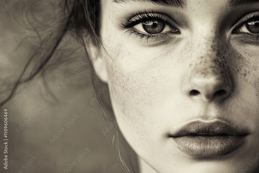 Fototapeta premium close up portrait of a woman
