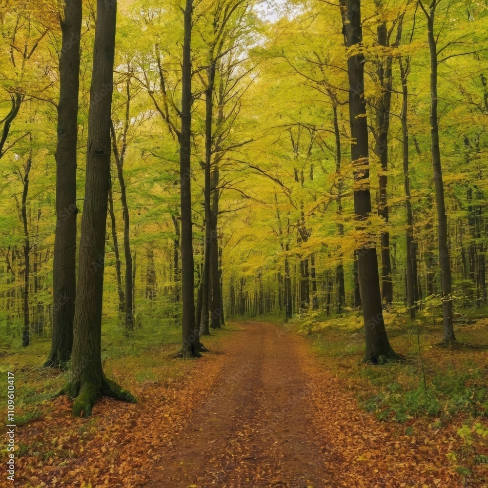 Fototapeta premium Season Transition Forest,