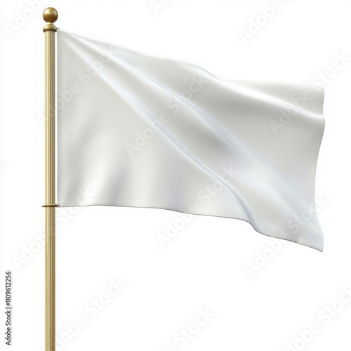 Golf Flag Isolated