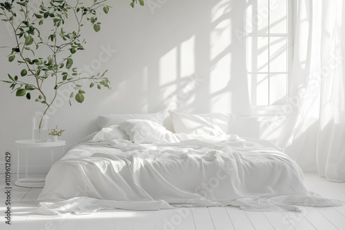 Minimalist Hotel Room Featu...