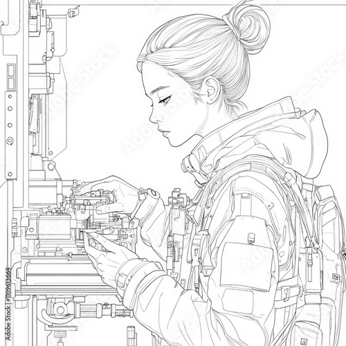 A character creating a new ...