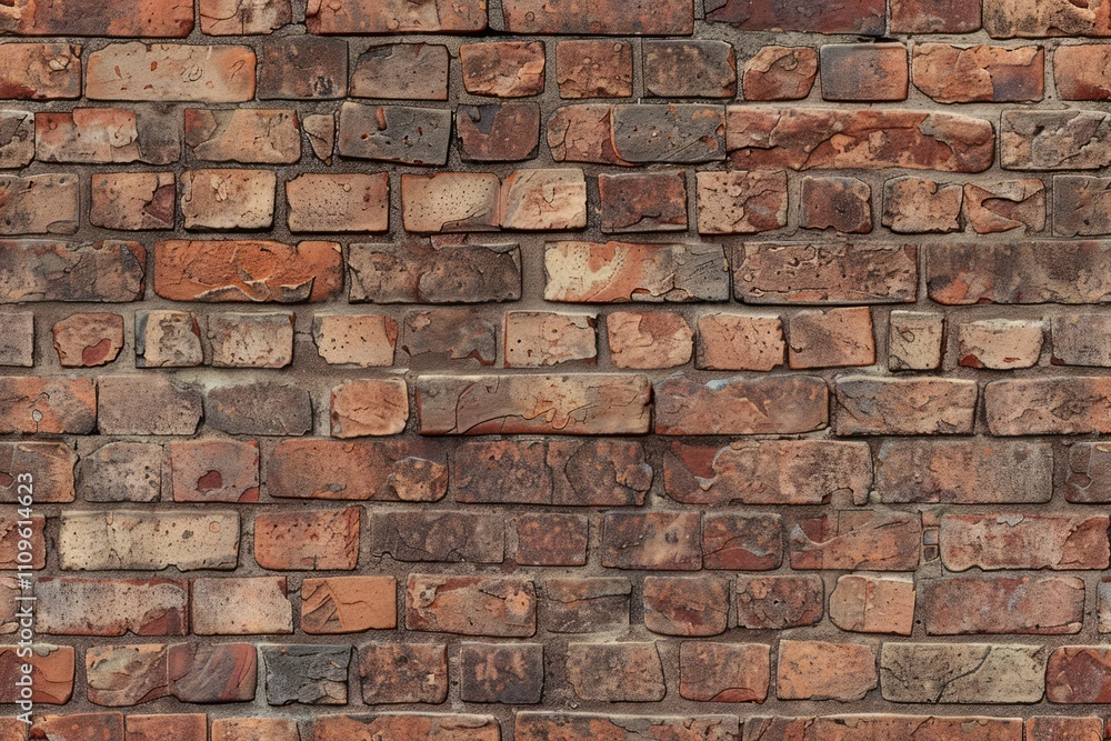 Photo of Old brown brick wall. Background texture for backdrops or mapping Photo of Old brown brick wall. Background texture for backdrops or mapping