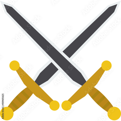Two Sowrd Vector 