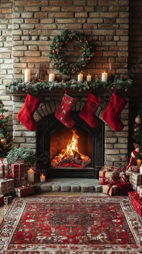 cozy indoor scene with a cr...