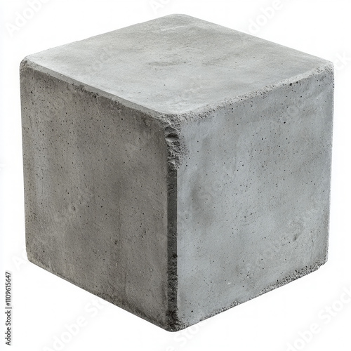 Concrete Block Isolated
