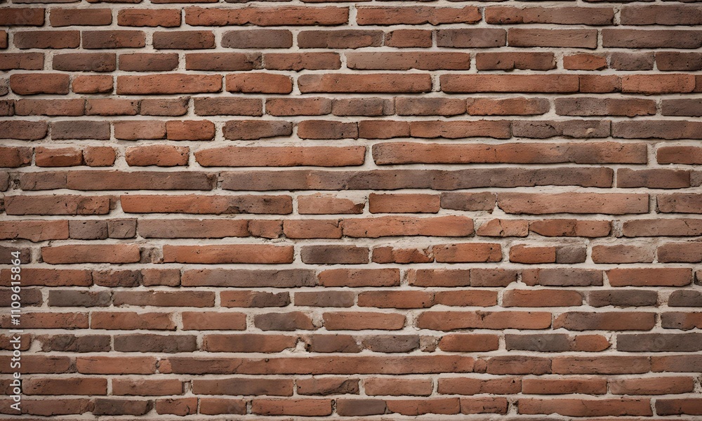 Fototapeta premium Subtle Brick Wall Texture with worn details