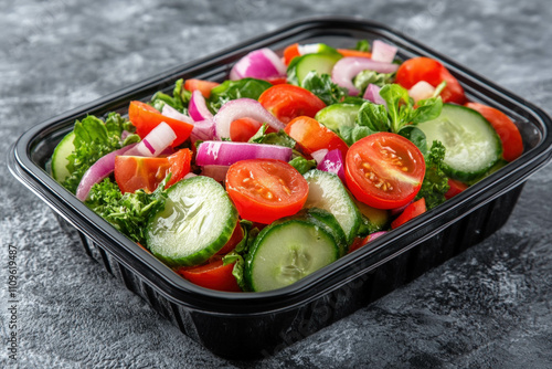 Salad In Plastic Box