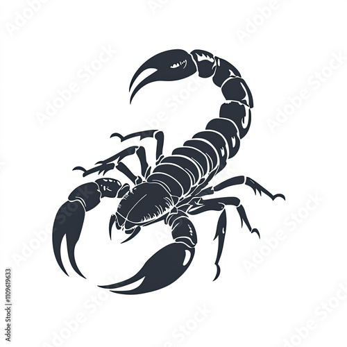 Scorpion Silhouette, Illust...