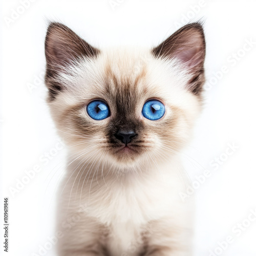 Siamese Kitten Isolated