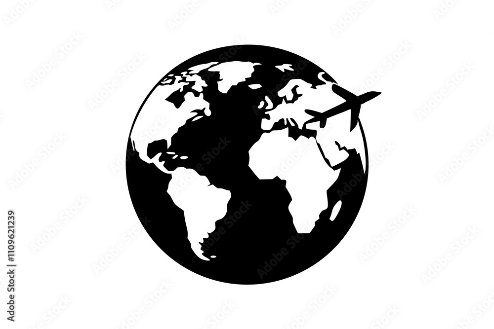Naklejka premium earth