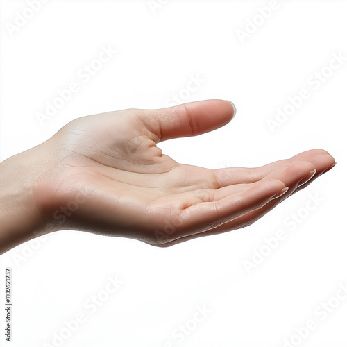 Womens Hand Isolated