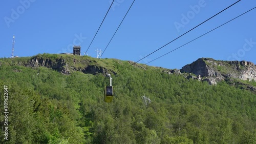 Fjellheisen cable car in Tromso, Norway