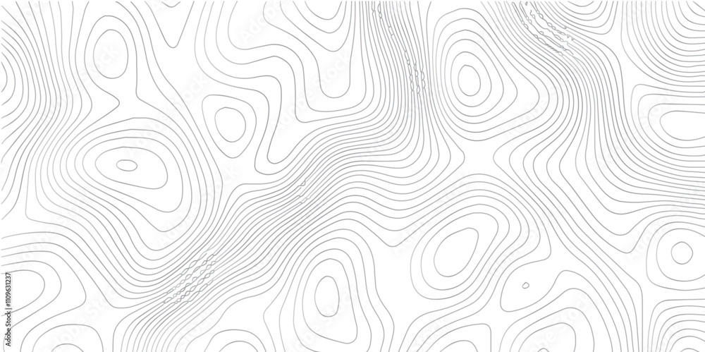The black grey on white contours vector topography stylized height of the lines. The concept of a conditional geography scheme and the terrain path. Ultra wide. Map vector terrain Illustration. The black grey on white contours vector topography stylized height of the lines. The concept of a conditional geography scheme and the terrain path. Ultra wide. Map vector terrain Illustration.