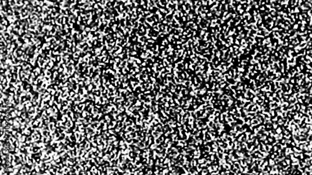 TV signal lost. White noise of TV signal failure TV signal lost. White noise of TV signal failure